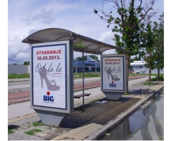 Novi Sad - Autobuska stajališta  - Sentandrejski put, ispred Gradske čistoće i TC BIG